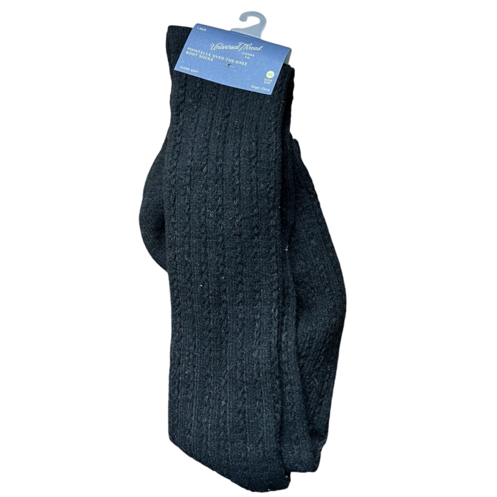 Universal Thread pointelle over the knee boot socks NWT